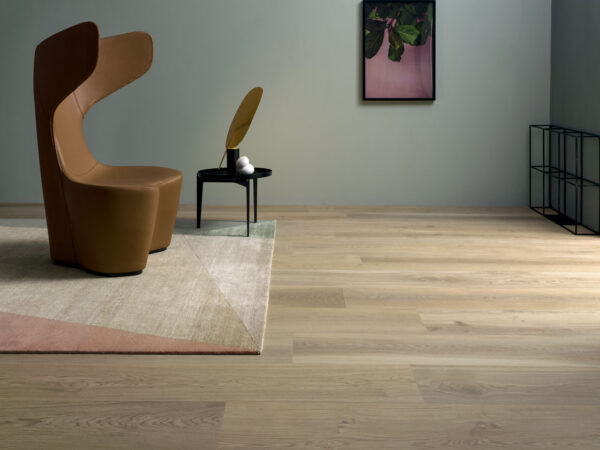 Wooden floors in a seating room