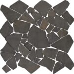 Large Stone Mosaic Black