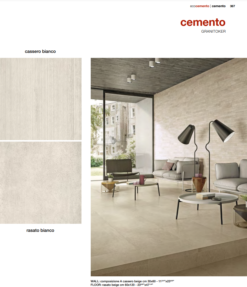 Cemento bianco - - RDO 2001 60x120 ◇