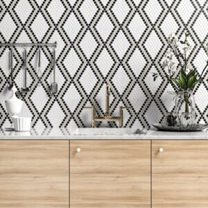 Penny Round Mosaic by Marble Systems